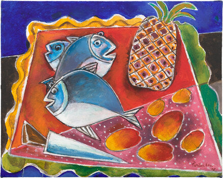 Still Life with Fish and Fruits