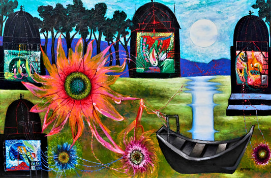 Flowers In Moonlight